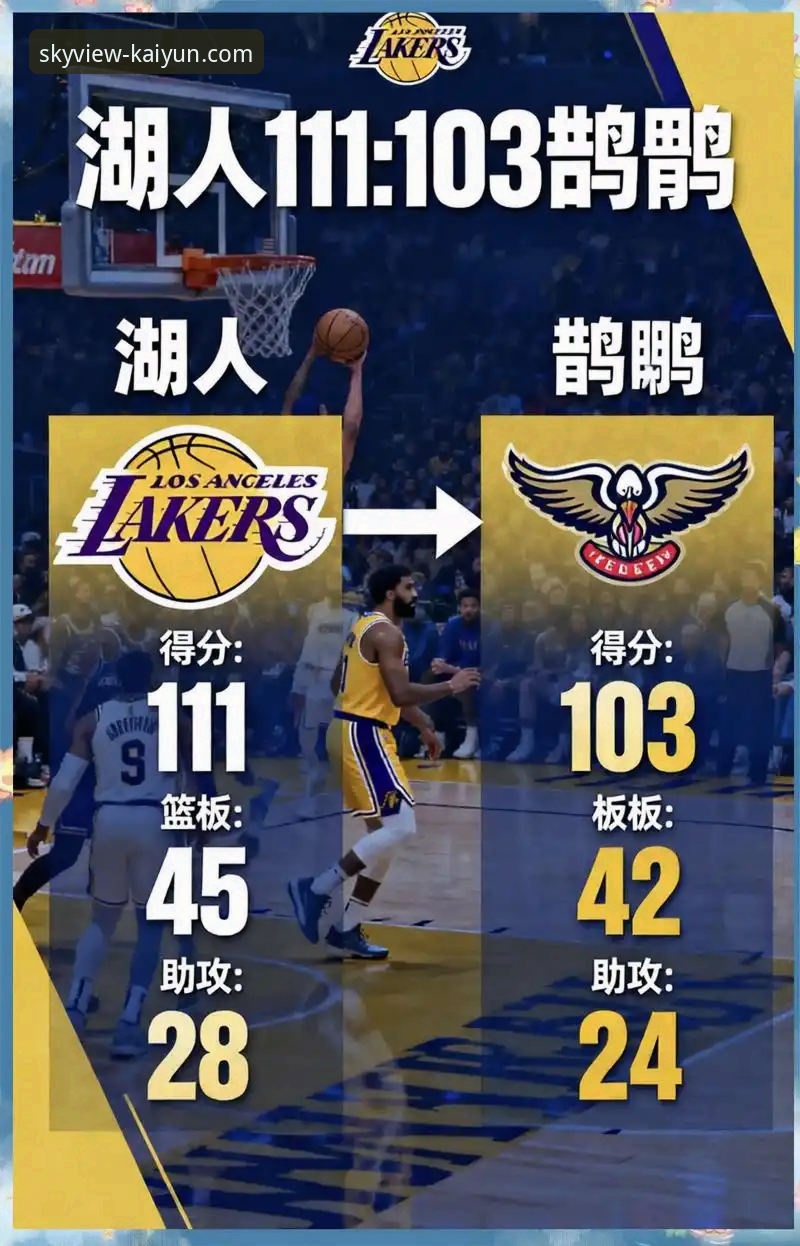 揭秘湖人客场险胜背后的数据狂潮：一场现代篮球的进攻盛宴